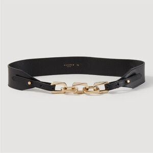 SANDRO chain waist belt Cornelie Black size 2